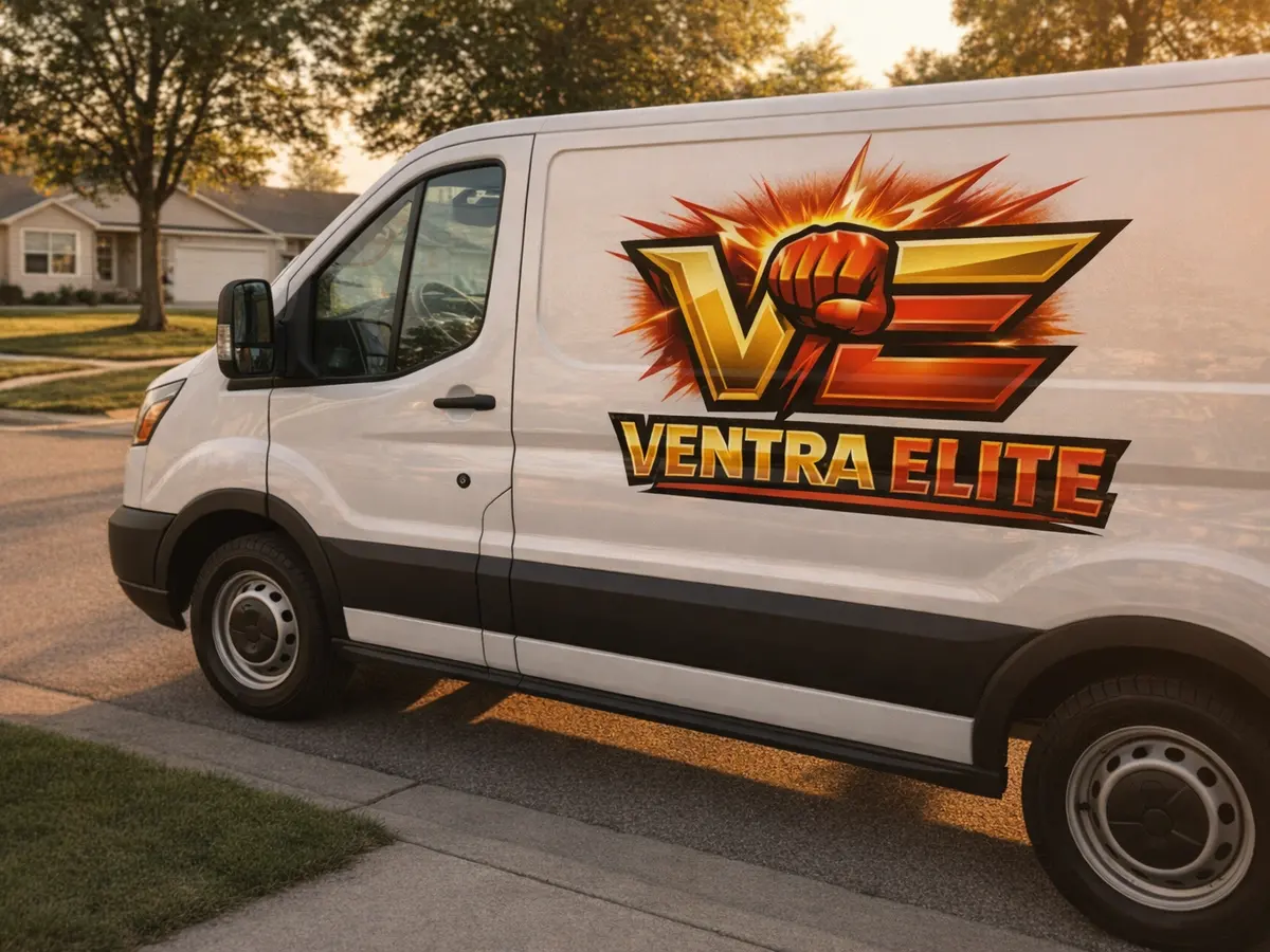 Service van arriving on a Independence, MO street — local same-day coverage